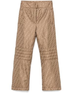Fendi Ff Ski Pants - Natural