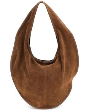 Maeden Rider Suede Shoulder Bag - Brown