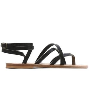 K. Jacques Zenobie Sandalen Mit Riemen - Weiß