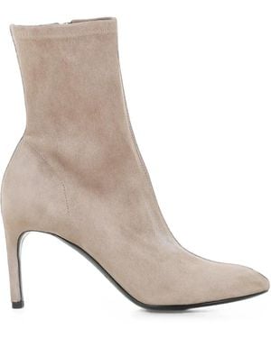 Roberto Del Carlo Suede Boots - White