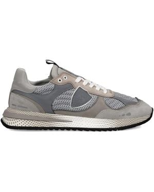 Philippe Model Sneakers Olympique Con Inserti - Bianco