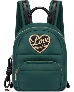 Love Moschino Zaino Con Applicazione - Verde