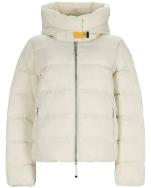 Parajumpers Quilted Hooded Jacket - White