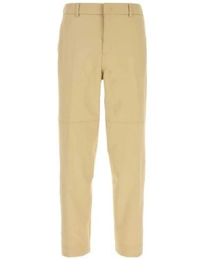 Herno Laminar Elasticated-Waist Paneled Pants - Natural