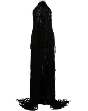 Blumarine ノースリーブ マキシドレス - ブラック