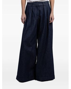 Franchise Mila Wide-Leg Pants - Blue