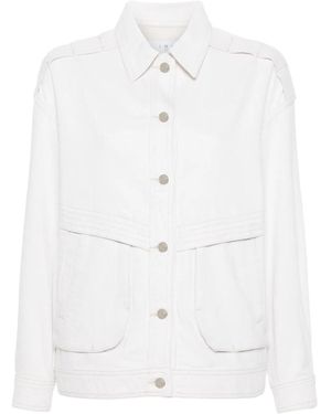 IRO Zano Denim Jacket - White