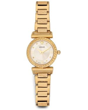 Versace Strukturierte Armbanduhr 35Mm - Mettallic