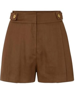 Elisabetta Franchi Shorts Liviea - Brown