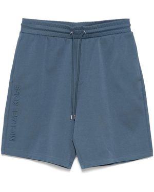 Michael Kors Shorts Mit Logo-Prägung - Blau