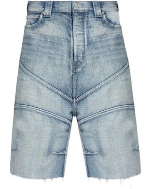 Balenciaga Shorts Denim - Blu