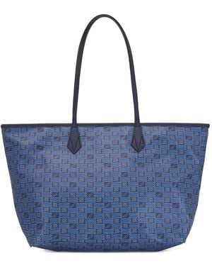 Moreau Medium Saint Tropez Monogram Tote Bag - Blue