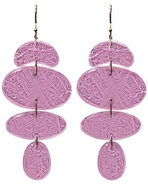 Ten Thousand Things 18Kt Small Totem Morganite Earrings - Pink