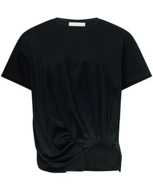 Club21 Sheen Cotton Joanna Top - Black