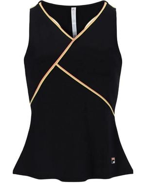 Fila Top Backspin Con Espalda De Nadador - Negro