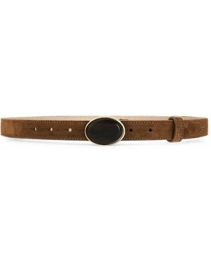 B-Low The Belt Kimani Suede Belt - White
