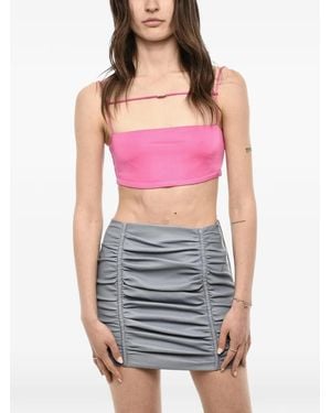 DSquared² Logo-Detail Sleeveless Top - Purple