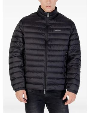 ARMANI EXCHANGE Quilted Puffer Jacket - Gray