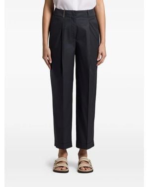 Peserico Pleated Trousers - Black