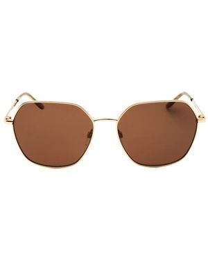 Draper James Geometric-Frame Sunglasses - Brown