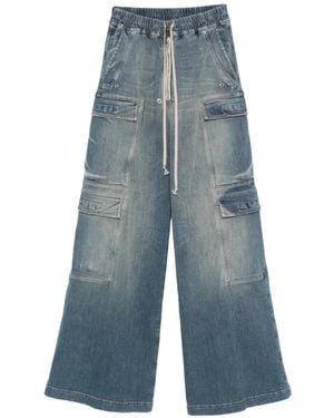 Rick Owens Vaqueros Con Cinturilla Elástica - Azul