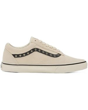 Vans Old Skool Eyelet-Embellished Sneakers - White