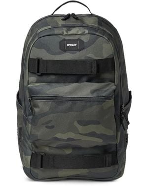 Oakley Mochila Street Skate Con Motivo Militar - Gris