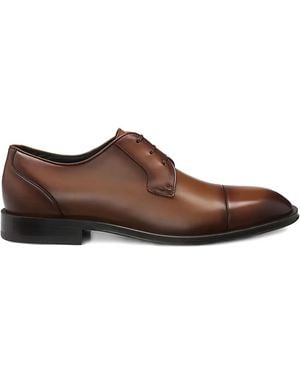BOSS Cap-Toe Derby Shoes - Brown