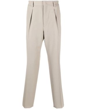 Fendi Pleated Tailored Trousers - Natural