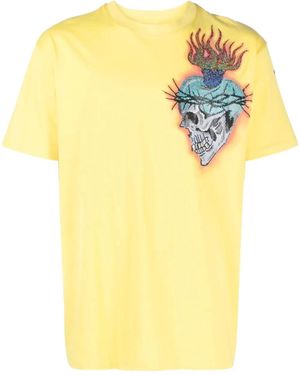 Philipp Plein プリント Tシャツ - イエロー
