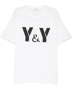Yohji Yamamoto Cotton Graphic T-Shirt - White