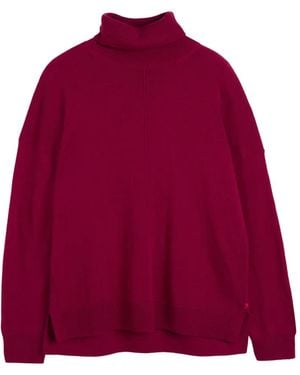 Chinti & Parker Basics Rollkragenpullover - Rot