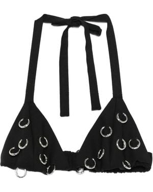 MEDEA Rings Bra Top - Black