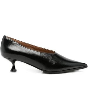 Gioseppo Pointed-Toe Kitten-Heel Pumps - Black