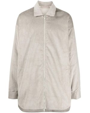 Fear Of God Corduroy Zip-Up Shirt Jacket - White
