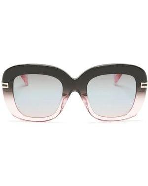 Vivienne Westwood グラデーション スクエアサングラス - ブラック