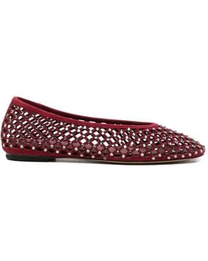 Lola Cruz Leonor Ballet Flats - Red
