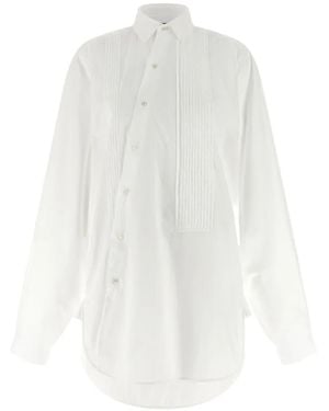 Jejia Crazy Smoking Plissé Shirt - White