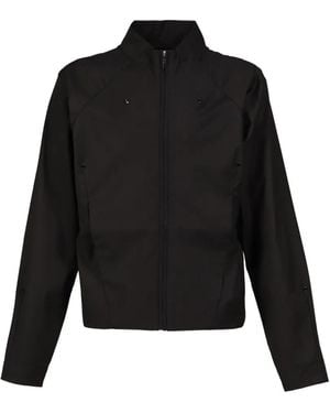_J.L - A.L_ Mitre Raglan-Sleeve Jacket - Black