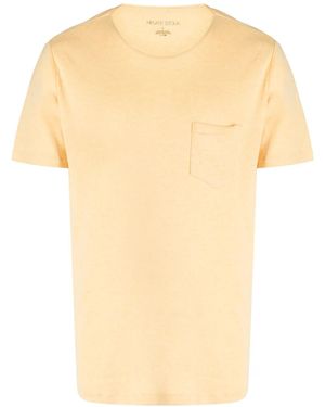 Private Stock The Hector T-Shirt Mit Rundhalsausschnitt - Natur