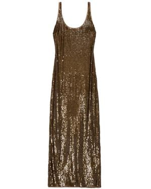 Jonathan Simkhai Bex Sequin-Embellished Maxi Dress - Natural