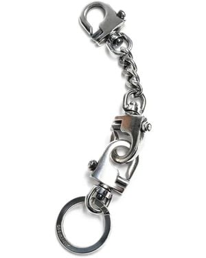 CEDARWOOD Clink Curb-Chain Keychain - White