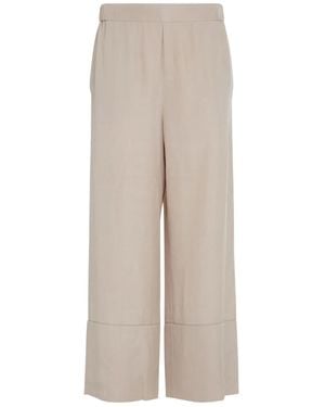 Elie Saab Hose mit elastischem Bund - Natur