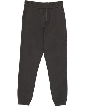 Saint Laurent Logo-Patch Drawstring Track Trousers - Grey