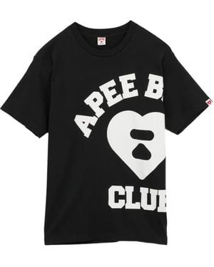 AAPE BY A BATHING AP Apee Baby Printed T-Shirt - Black