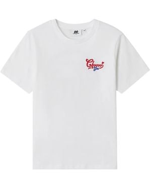 Chocoolate Camiseta Con Logo Estampado Y Manga Corta - Blanco
