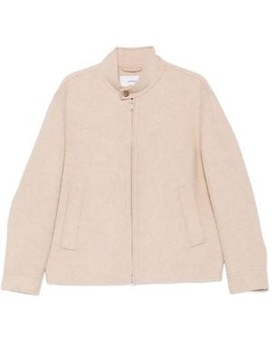 Lardini Veste Zippée À Col Montant - Neutre