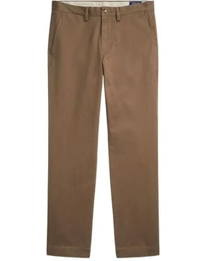 Polo Ralph Lauren Flat-Front Pants - Brown