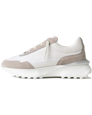 Manière De Voir L'Artiste Lace-Up Trainers - White