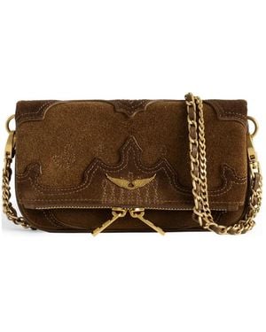 Zadig & Voltaire Rock Nano Shoulder Bag - Brown